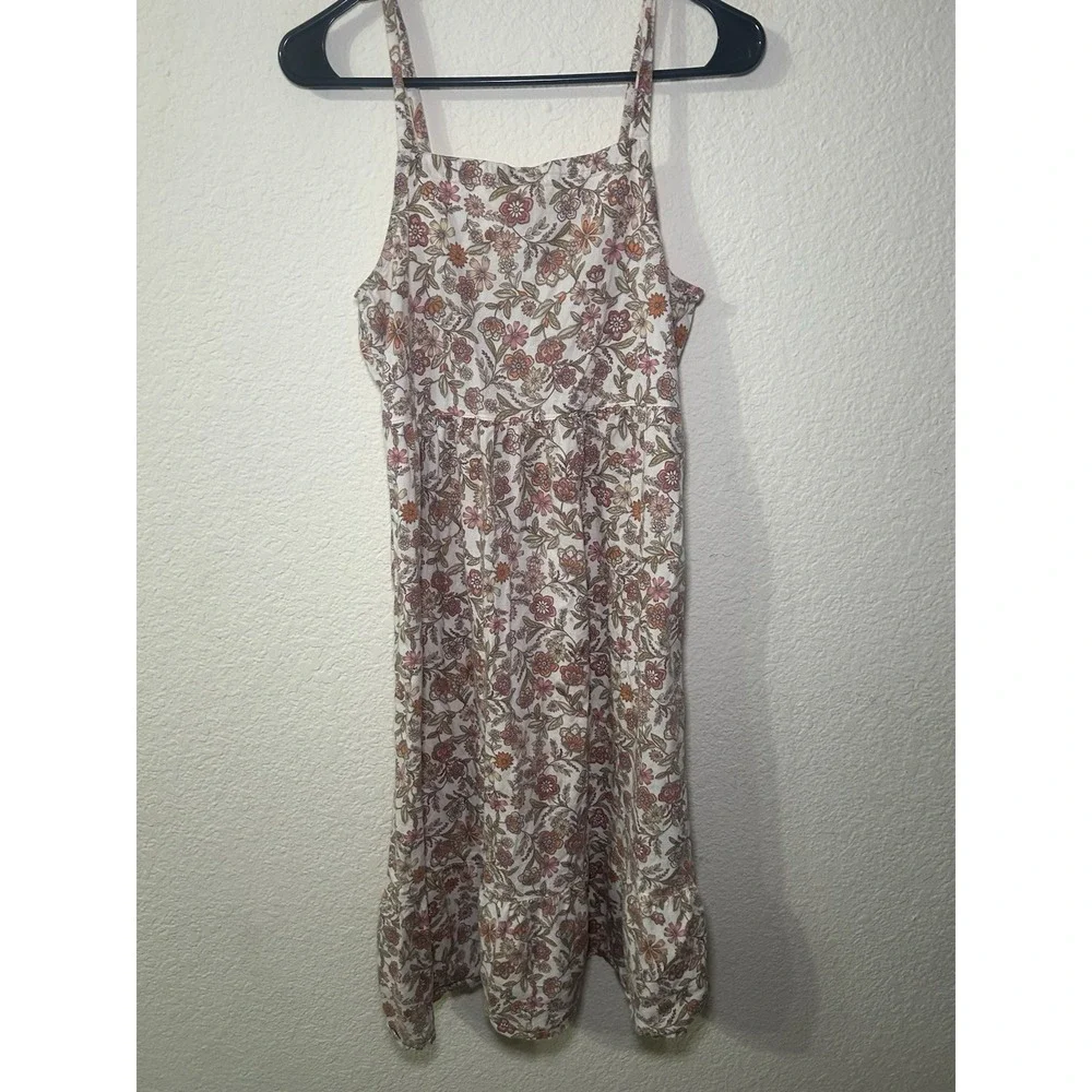 Old Navy Girls Floral Sleeveless Dress XXL Girly Flowy Maxi Summer Beach Vacati‎